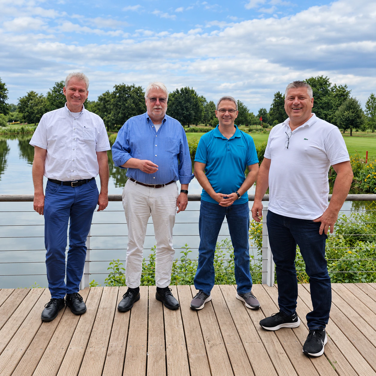 Gespräch des HLTV-Vorstands mit Jörg-Uwe Hahn (FDP) am 25. Juli 2023 in Bad Vilbel