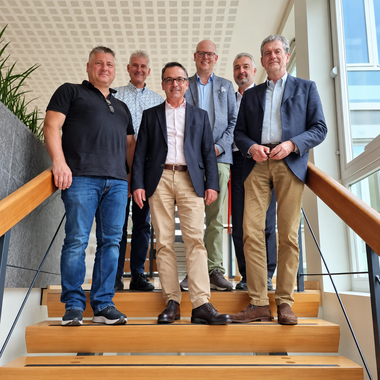 Gruppenfoto beim Termin des HLTV auf Ebene des Aufsichtsrats von Lotto Hessen am 29. September 2023